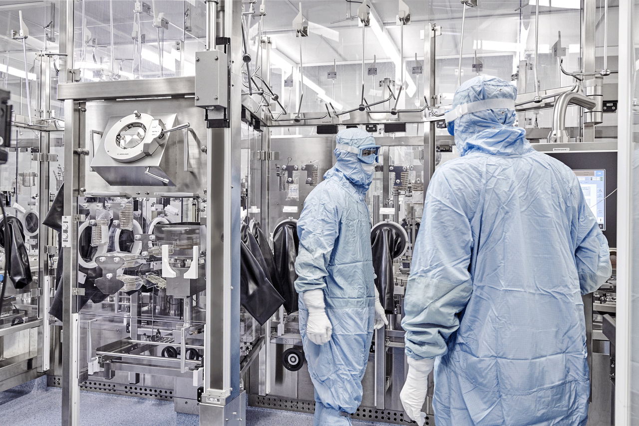 Inside on of Vetters cleanrooms