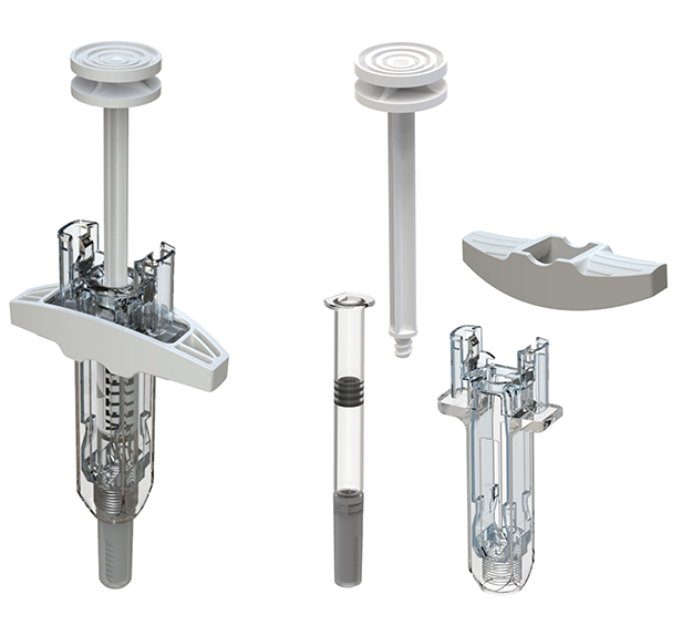 Assembliertes Safety Device und Komponenten