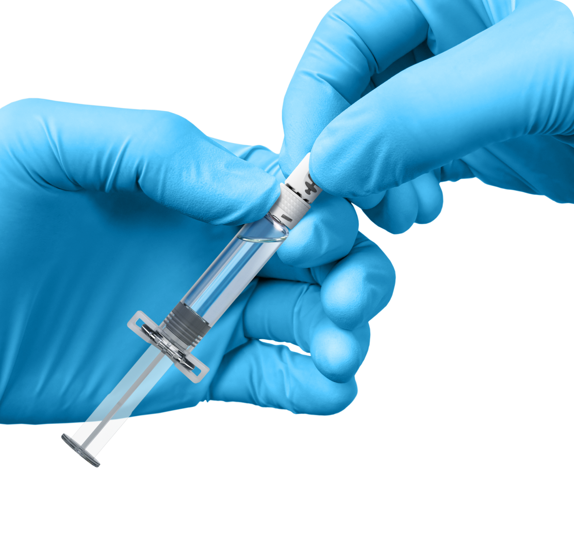 Handling syringe with V-OVS® next