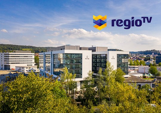 Headquarter Gebäude mit Regio-TV Schriftzug