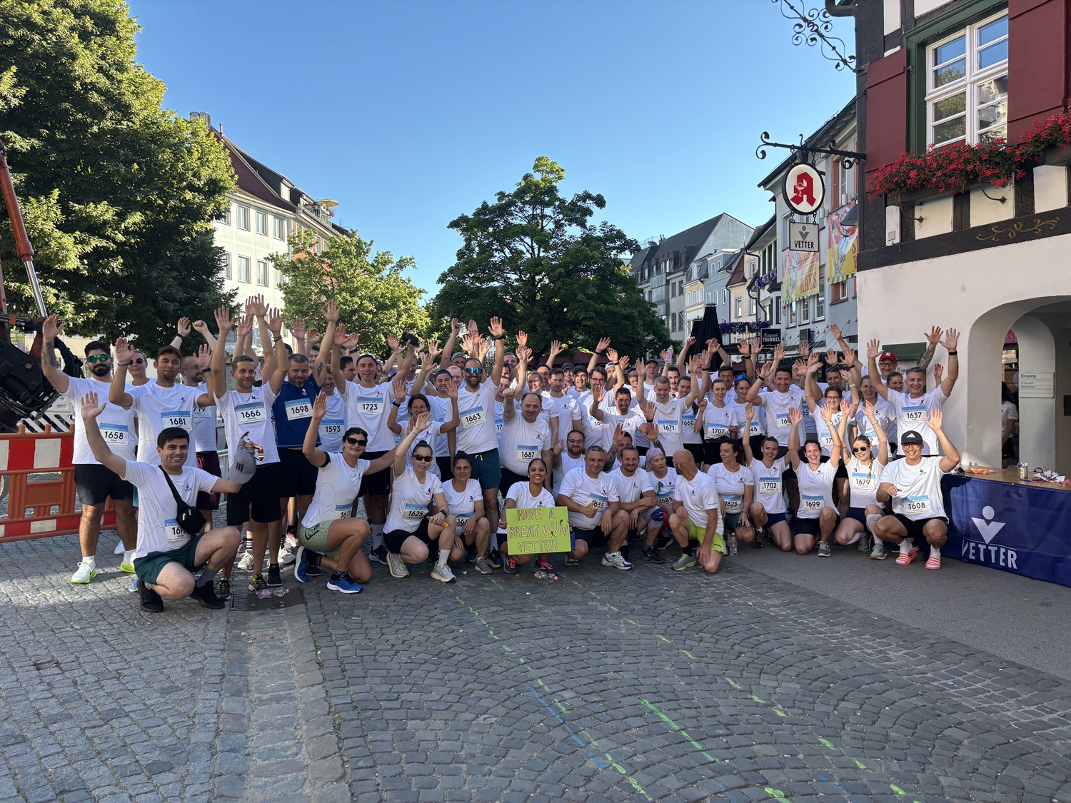 Vetter bei Ravensburg laeuft Gruppenbild Vetter bei Ravensburg laeuft Gruppenbild